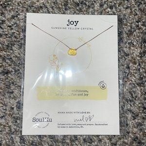 Yellow Citrine Crystal Necklace